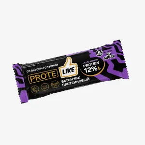 Протеиновый батончик Protelike со вкусом голубики, без сахара 40 г